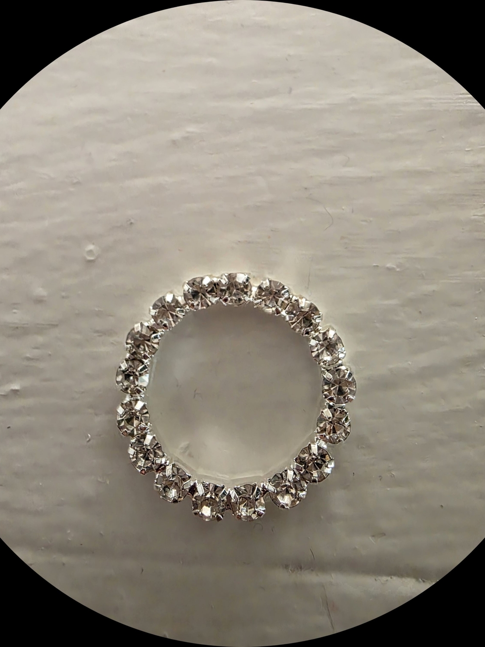 Set Of Silver Crystals Rings - Picture 5 of 6